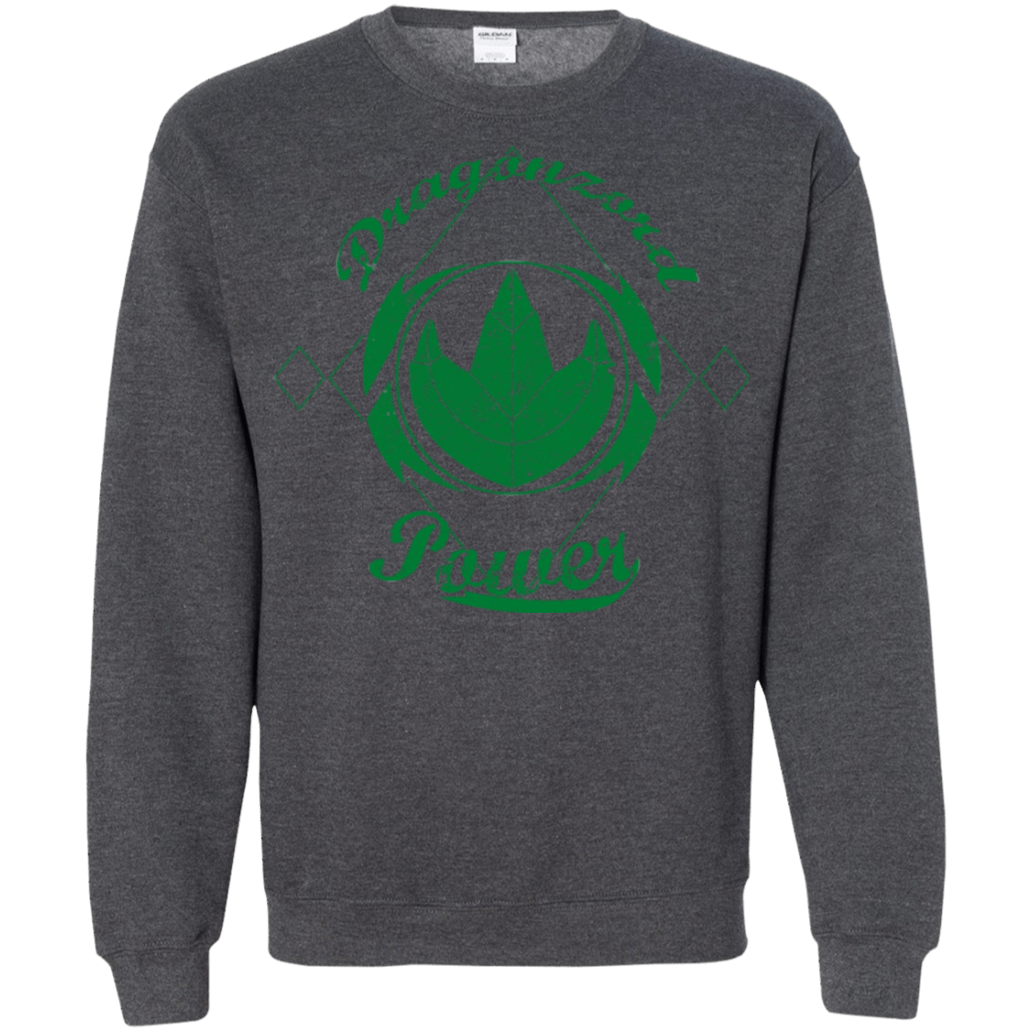 Sweatshirts Dark Heather / Small Dragonzord Power Crewneck Sweatshirt