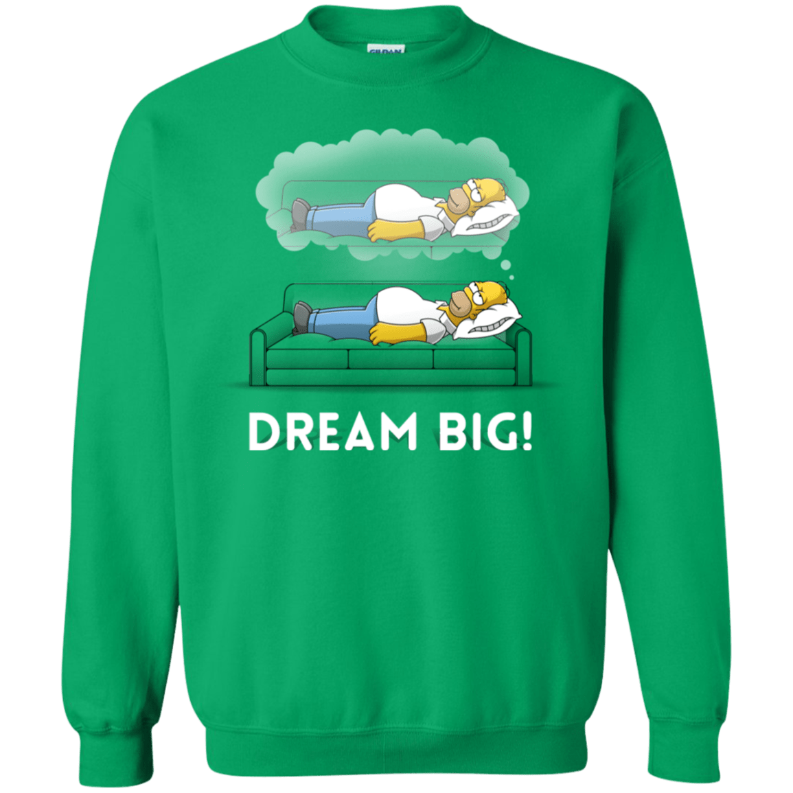 Sweatshirts Irish Green / S Dream Big! Crewneck Sweatshirt