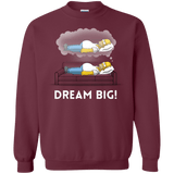 Sweatshirts Maroon / S Dream Big! Crewneck Sweatshirt