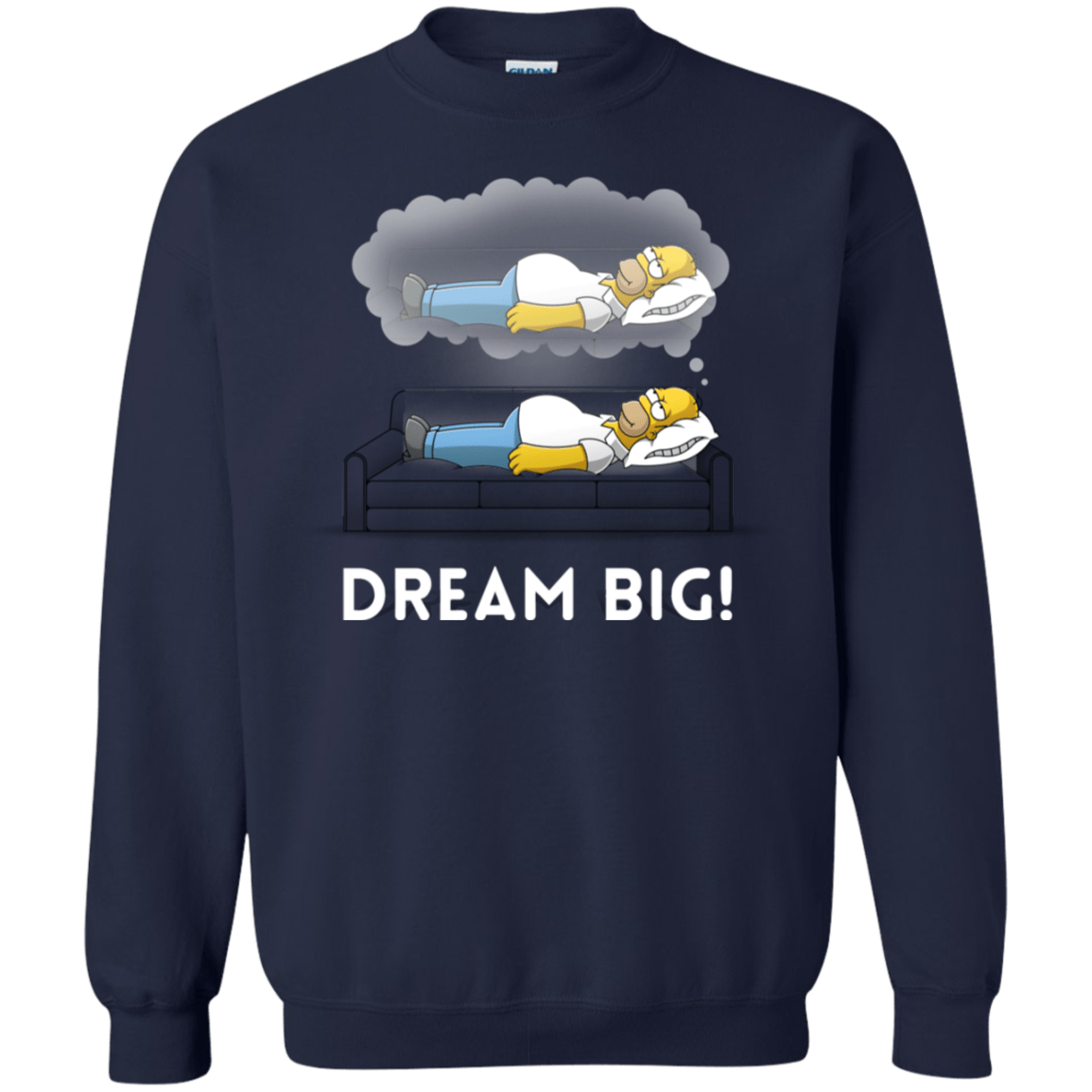 Sweatshirts Navy / S Dream Big! Crewneck Sweatshirt