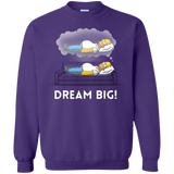 Sweatshirts Purple / S Dream Big! Crewneck Sweatshirt