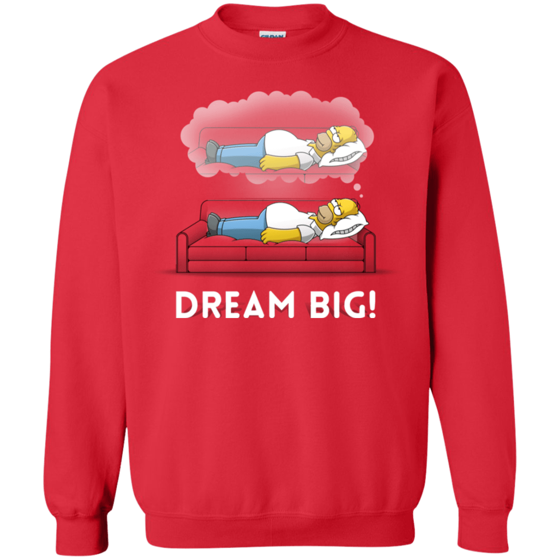 Sweatshirts Red / S Dream Big! Crewneck Sweatshirt