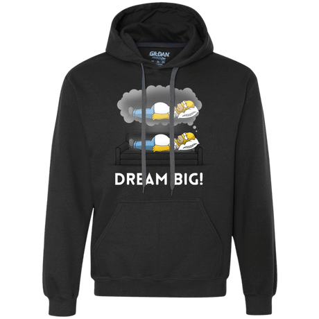 Sweatshirts Black / S Dream Big! Premium Fleece Hoodie