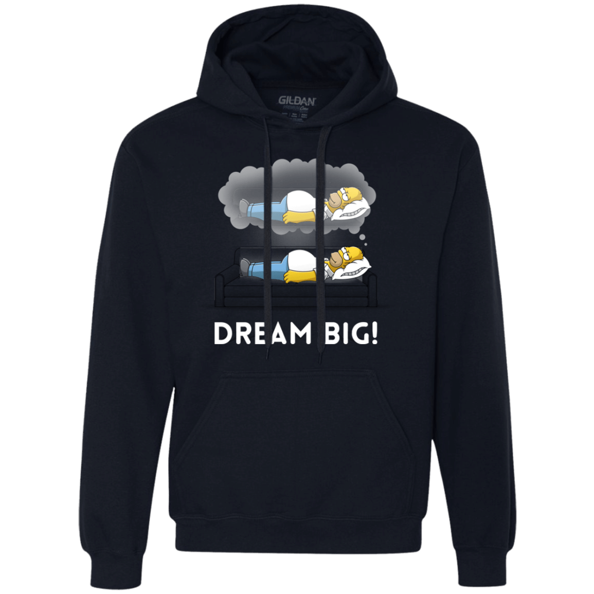 Sweatshirts Navy / S Dream Big! Premium Fleece Hoodie