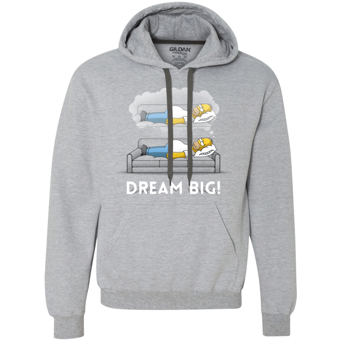 Sweatshirts Sport Grey / S Dream Big! Premium Fleece Hoodie