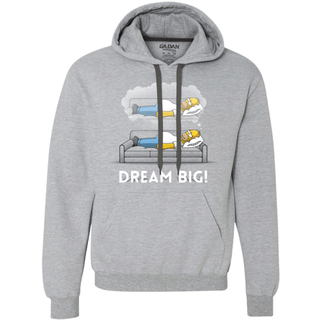 Sweatshirts Sport Grey / S Dream Big! Premium Fleece Hoodie