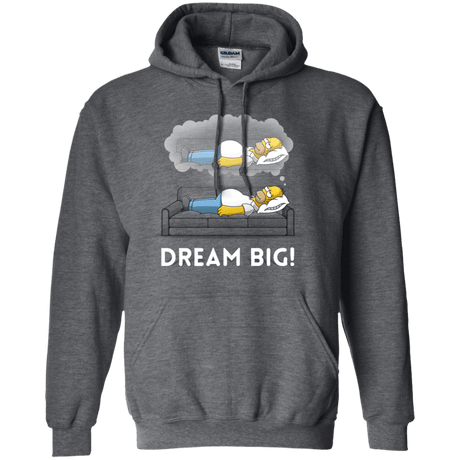 Sweatshirts Dark Heather / S Dream Big! Pullover Hoodie