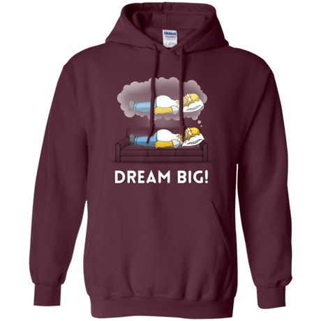 Sweatshirts Maroon / S Dream Big! Pullover Hoodie