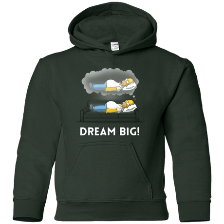 Sweatshirts Forest Green / YS Dream Big! Youth Hoodie