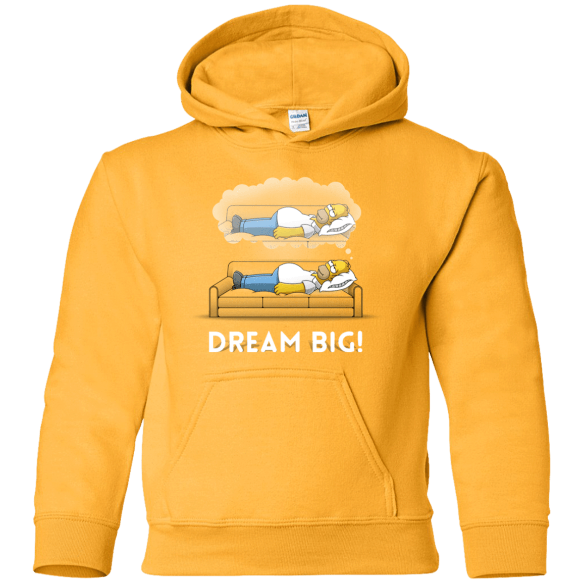Sweatshirts Gold / YS Dream Big! Youth Hoodie
