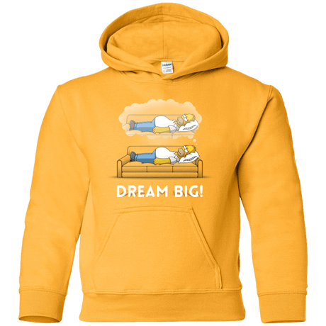 Sweatshirts Gold / YS Dream Big! Youth Hoodie