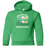 Sweatshirts Irish Green / YS Dream Big! Youth Hoodie