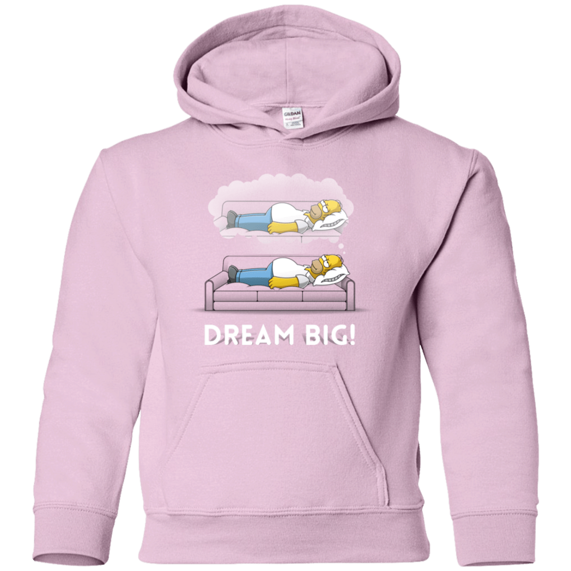Sweatshirts Light Pink / YS Dream Big! Youth Hoodie