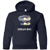 Sweatshirts Navy / YS Dream Big! Youth Hoodie