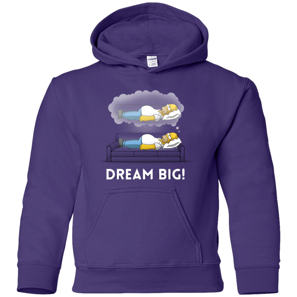 Sweatshirts Purple / YS Dream Big! Youth Hoodie