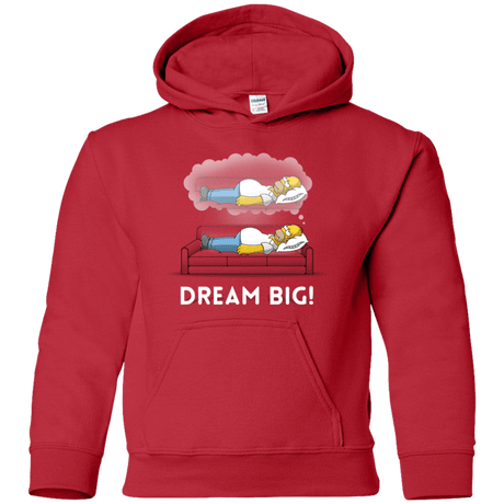 Sweatshirts Red / YS Dream Big! Youth Hoodie