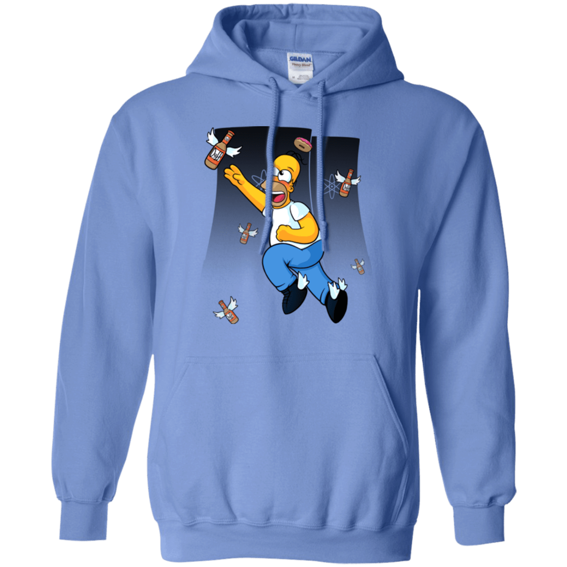 Sweatshirts Carolina Blue / Small Duff Gives Wings Pullover Hoodie