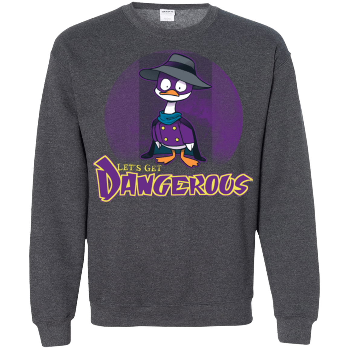 Sweatshirts Dark Heather / Small DW Duck Crewneck Sweatshirt