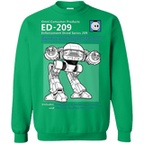 Sweatshirts Irish Green / Small ED209 SERVICE & REPAIR MANUAL Crewneck Sweatshirt