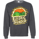 Sweatshirts Dark Heather / Small Electric Thunder Crewneck Sweatshirt
