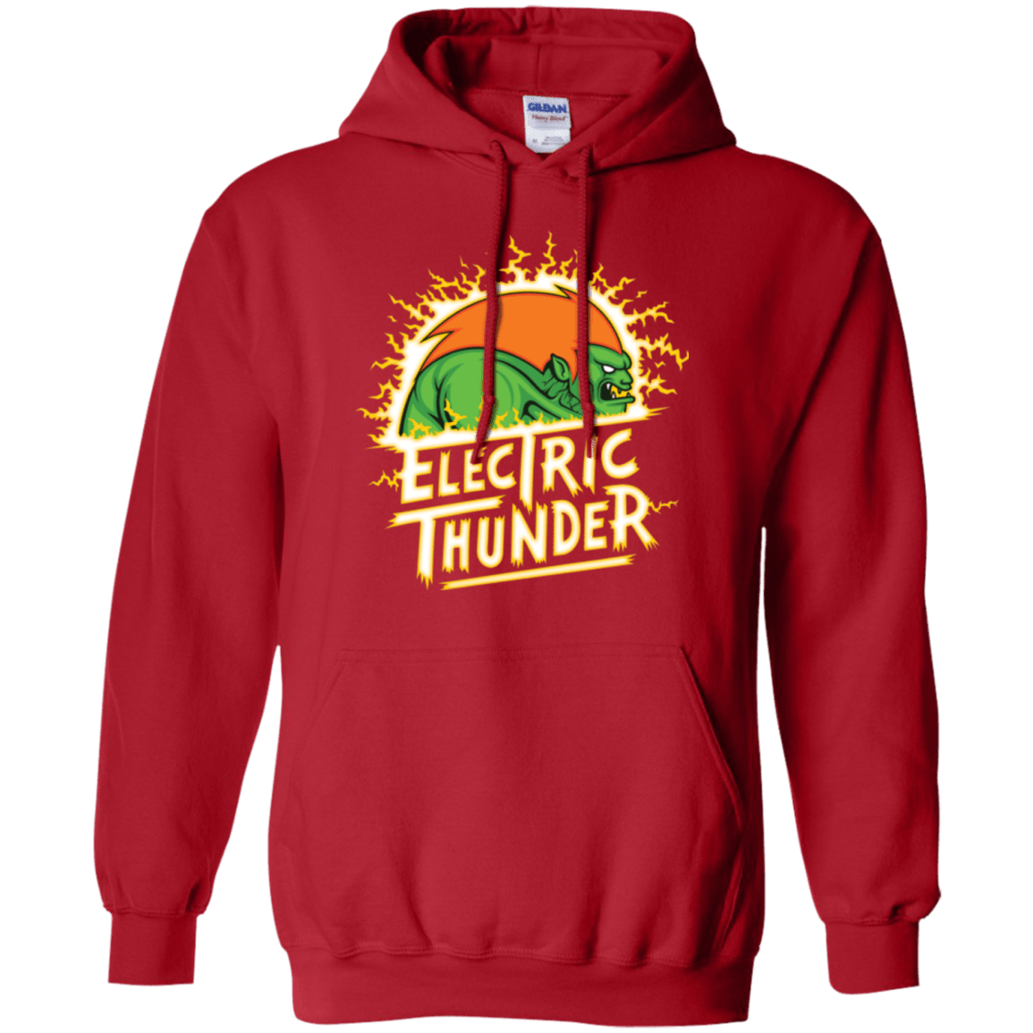 Sweatshirts Red / Small Electric Thunder Pullover Hoodie