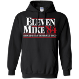 Sweatshirts Black / Small Eleven Mike 84 - Should I Stay or Should Eggo Pullover Hoodie