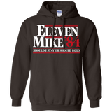 Sweatshirts Dark Chocolate / Small Eleven Mike 84 - Should I Stay or Should Eggo Pullover Hoodie