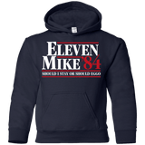 Sweatshirts Navy / YS Eleven Mike 84 - Should I Stay or Should Eggo Youth Hoodie