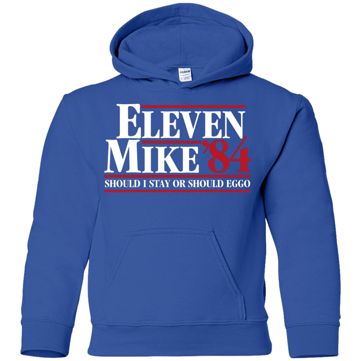 Sweatshirts Royal / YS Eleven Mike 84 - Should I Stay or Should Eggo Youth Hoodie