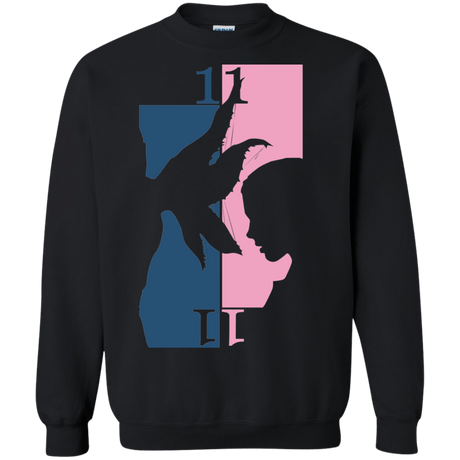 Sweatshirts Black / Small Eleven Mirror Crewneck Sweatshirt