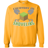 Sweatshirts Gold / Small Everyday Shoveling Crewneck Sweatshirt