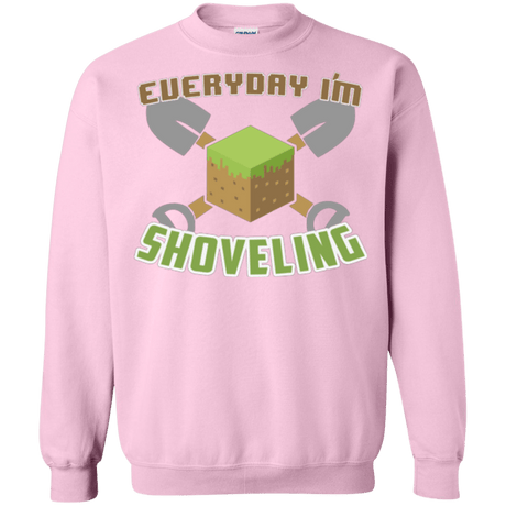 Sweatshirts Light Pink / Small Everyday Shoveling Crewneck Sweatshirt