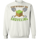 Sweatshirts White / Small Everyday Shoveling Crewneck Sweatshirt