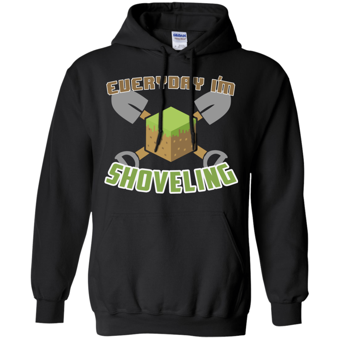 Sweatshirts Black / Small Everyday Shoveling Pullover Hoodie