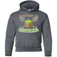 Sweatshirts Dark Heather / YS Everyday Shoveling Youth Hoodie