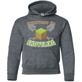 Sweatshirts Dark Heather / YS Everyday Shoveling Youth Hoodie