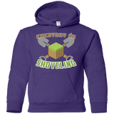 Sweatshirts Purple / YS Everyday Shoveling Youth Hoodie