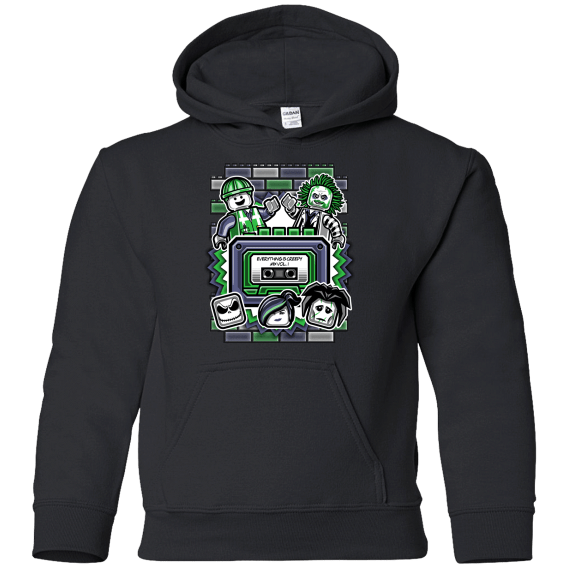 Sweatshirts Black / YS Everything Is Creepy Mix Youth Hoodie