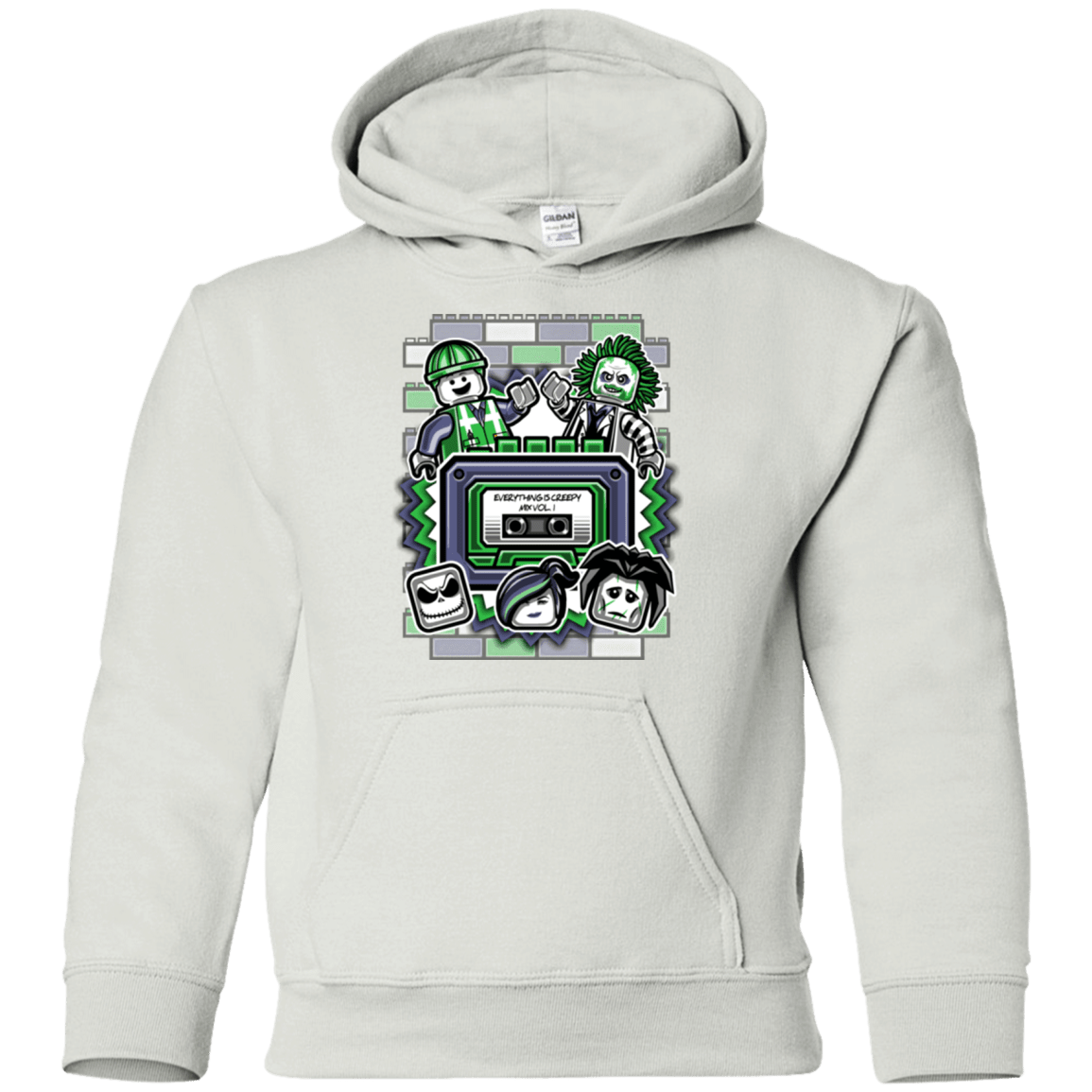 Sweatshirts White / YS Everything Is Creepy Mix Youth Hoodie