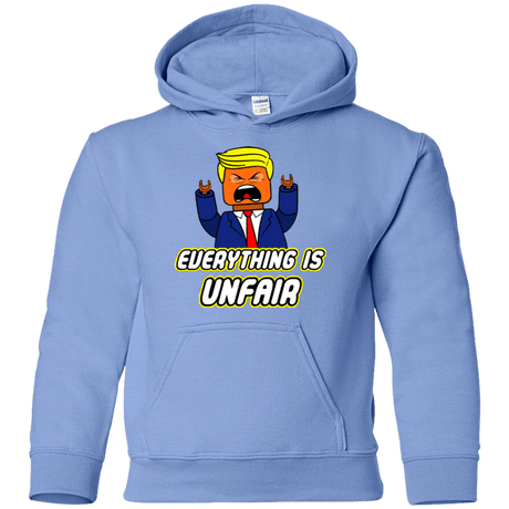 Sweatshirts Carolina Blue / YS Everything Is Unfair Youth Hoodie