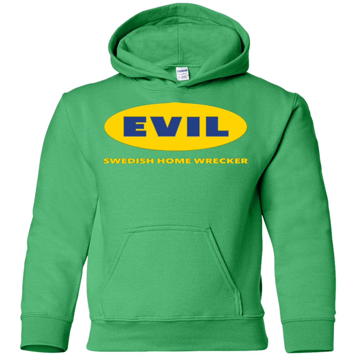 Sweatshirts Irish Green / YS EVIL Home Wrecker Youth Hoodie