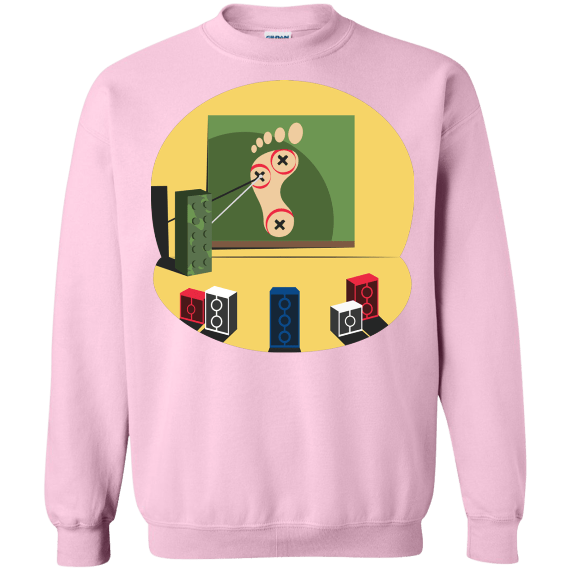 Sweatshirts Light Pink / Small Evil Plan Crewneck Sweatshirt