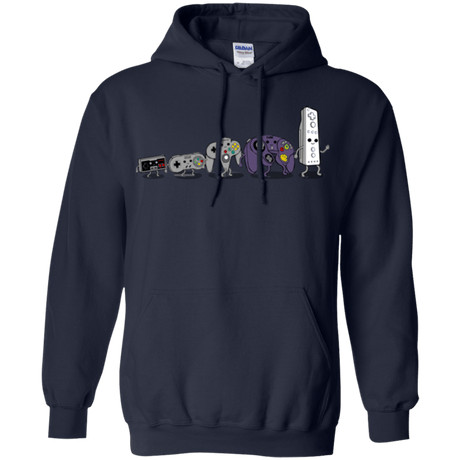 Sweatshirts Navy / Small Evolution controller NES Pullover Hoodie