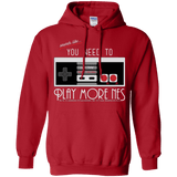 Sweatshirts Red / Small Evolve Today! Play More NES Pullover Hoodie