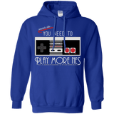 Sweatshirts Royal / Small Evolve Today! Play More NES Pullover Hoodie