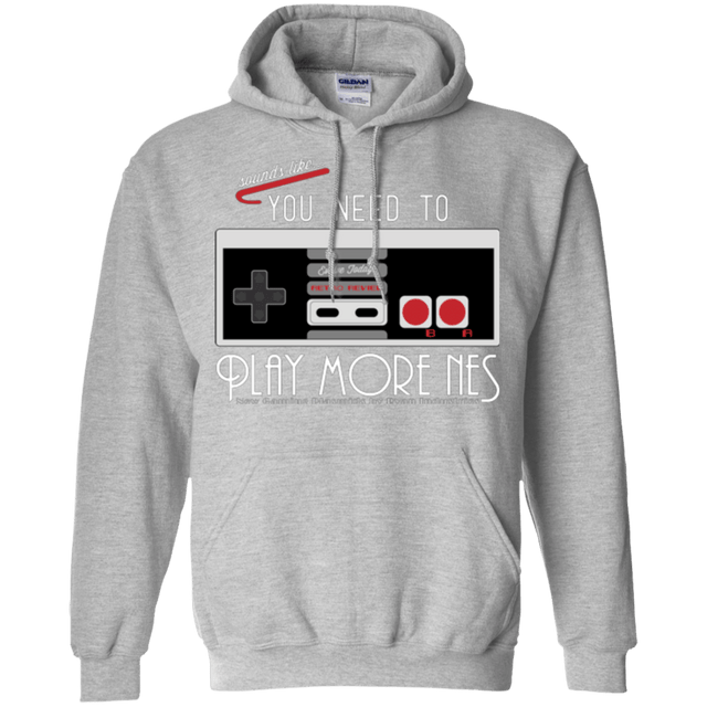 Sweatshirts Sport Grey / Small Evolve Today! Play More NES Pullover Hoodie