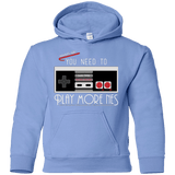 Sweatshirts Carolina Blue / YS Evolve Today! Play More NES Youth Hoodie