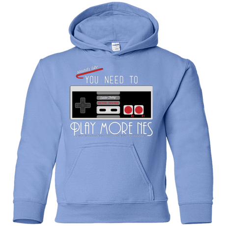 Sweatshirts Carolina Blue / YS Evolve Today! Play More NES Youth Hoodie