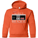 Sweatshirts Orange / YS Evolve Today! Play More NES Youth Hoodie