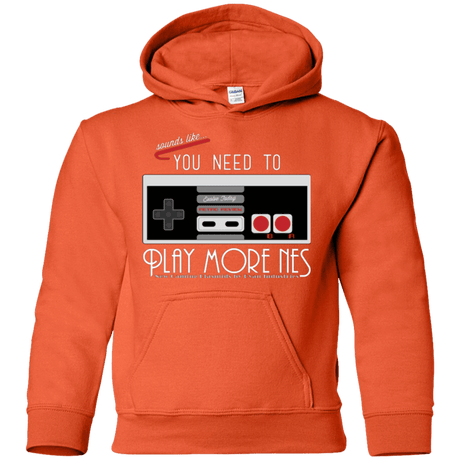 Sweatshirts Orange / YS Evolve Today! Play More NES Youth Hoodie